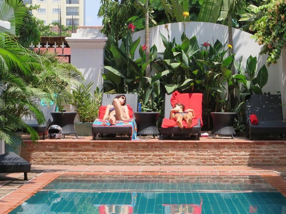 Villa Silk Road Hotel Phnom Penh Dış mekan fotoğraf